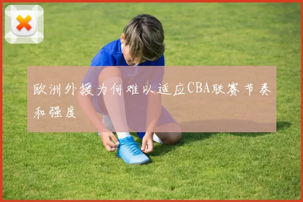 欧洲外援为何难以适应CBA联赛节奏和强度